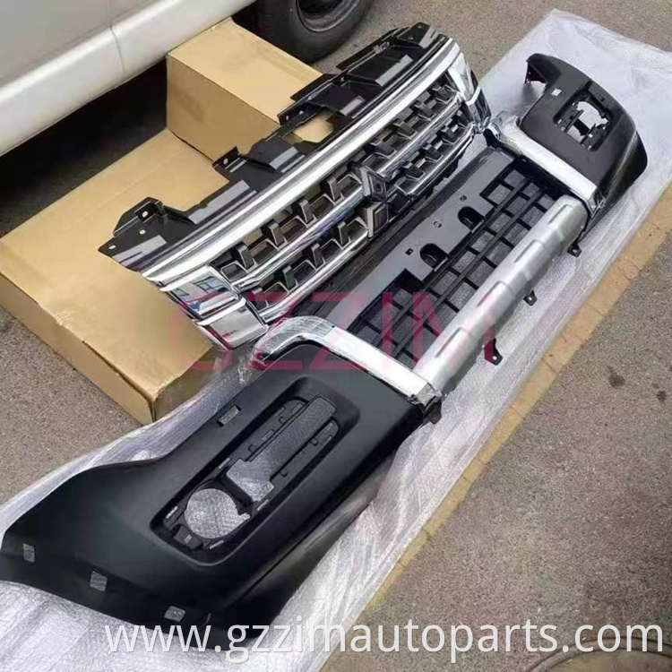 Hot sale auto parts upgrade body kit For PAJERO 2012 upgrade to 2021+